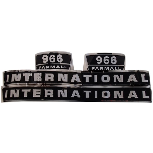 Aftermarket Hood Decal Set Kit Fits International Harvester Fits FARMALL IH Tractor 966 MAE30-0518 - main